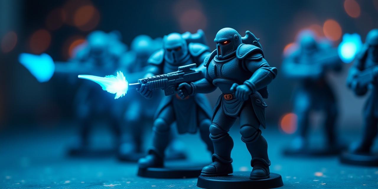 3D-gedruckte Miniaturen Nahaufnahme