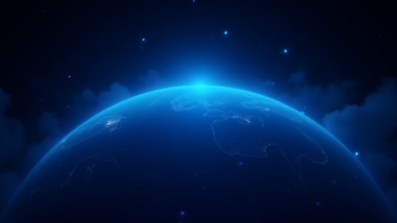 Globales Cloud-Gaming Netzwerk Visualisierung